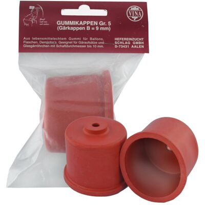 Vina Gärkappe Ø 59 mm lebensmittelechtes Gummi Vina Gärkappe Ø 59 mm lebensmittelechtes Gummi