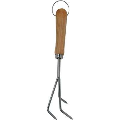 Primaster Handgartengrubber Edelstahl 21 cm mit Holzgriff Primaster Handgartengrubber Edelstahl 21 cm mit Holzgriff