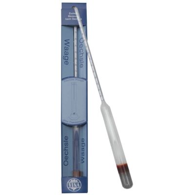 Vina Aräometer Mostwaage ohne Thermometer 0 - 130°Oe Vina Aräometer Mostwaage ohne Thermometer 0 - 130°Oe
