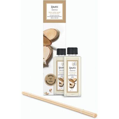 ipuro Raumduft ESSENTIALS Glas/Kunststoff/Holz 25,1 x 6,0 x 5,3 cm cedar wood Transparent/Klar ipuro Raumduft ESSENTIALS Glas/Kunststoff/Holz 25,1 x 6,0 x 5,3 cm cedar wood Transparent/Klar