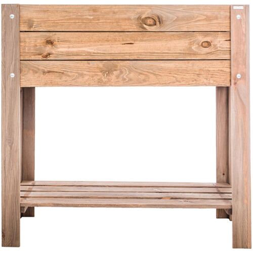 holz4home Hochbeet 80 x 37 cm braun