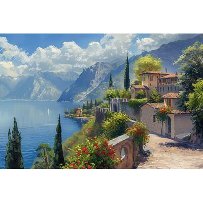BÖNNINGHOFF Kunstdruck auf Keilrahmen TOSKANA GEMÄLDE 90X60CM BÖNNINGHOFF Kunstdruck auf Keilrahmen TOSKANA GEMÄLDE 90X60CM