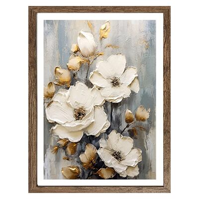 BÖNNINGHOFF Kunstdruck im Rahmen GEMÄLDE BLUME 40x50cm BÖNNINGHOFF Kunstdruck im Rahmen GEMÄLDE BLUME 40x50cm