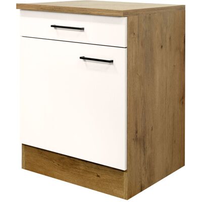 FLEX-WELL Vintea Unterschrank - beige, 60x85x60cm, Holz FLEX-WELL Vintea Unterschrank - beige, 60x85x60cm, Holz