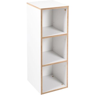 roba Seitenregal 32 x 92 x 32 cm weiß/goldeiche roba Seitenregal 32 x 92 x 32 cm weiß/goldeiche