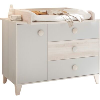 Wickelkommode FIEN grau/ braun Wickelkommode FIEN grau/ braun