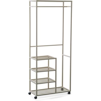 Casavanti Kleiderständer ANDORRA 75 x 183 cm cremeweiß Casavanti Kleiderständer ANDORRA 75 x 183 cm cremeweiß