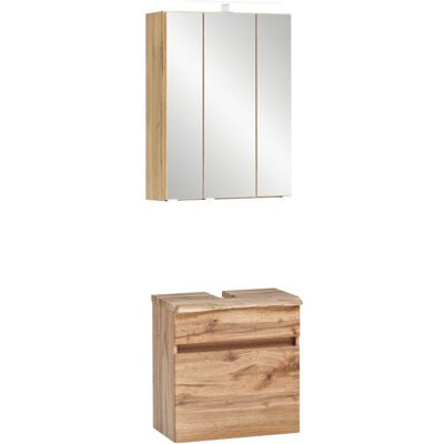 Waschtischkombination BRÜGGE braun 61 cm Waschtischkombination BRÜGGE braun 61 cm