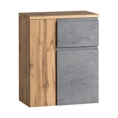 Bad-Unterschrank GENT hellgrau/braun 65cm Bad-Unterschrank GENT hellgrau/braun 65cm