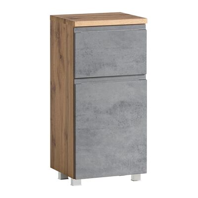 Bad-Unterschrank GENT hellgrau/braun 40cm Bad-Unterschrank GENT hellgrau/braun 40cm