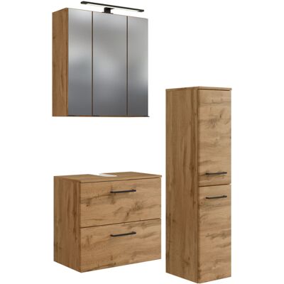 Badkombination LIMBURG braun 90 cm 2-teilig Badkombination LIMBURG braun 90 cm 2-teilig