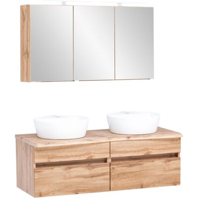 Waschtischkombination BRÜGGE braun 121cm Waschtischkombination BRÜGGE braun 121cm