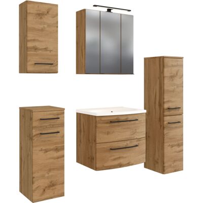 Badkombination LIMBURG braun 120 cm 4-teilig Badkombination LIMBURG braun 120 cm 4-teilig
