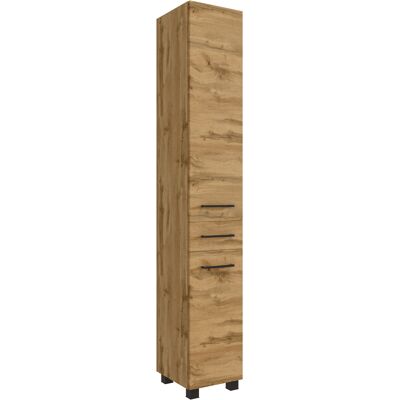 Bad-Seitenschrank LIMBURG braun 30cm Bad-Seitenschrank LIMBURG braun 30cm