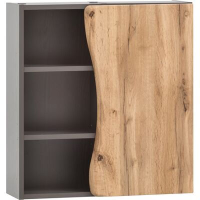 Bad-Hängeschrank ANTWERPEN braun / grau Bad-Hängeschrank ANTWERPEN braun / grau