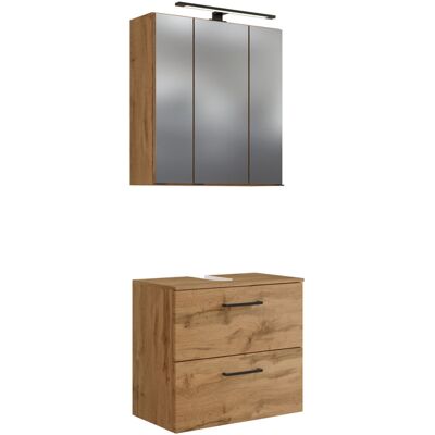 Badkombination LIMBURG braun 60 cm 2-teilig Badkombination LIMBURG braun 60 cm 2-teilig