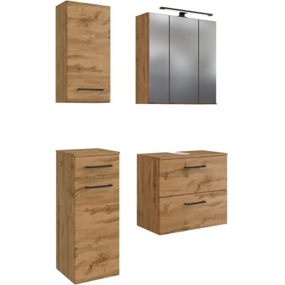 Badkombination LIMBURG braun 90 cm 4-teilig Badkombination LIMBURG braun 90 cm 4-teilig