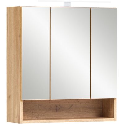 Bad-Spiegelschrank ANTWERPEN braun 60cm Bad-Spiegelschrank ANTWERPEN braun 60cm