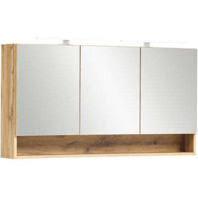 Bad-Spiegelschrank ANTWERPEN braun 120cm Bad-Spiegelschrank ANTWERPEN braun 120cm