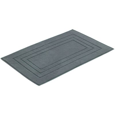 VOSSEN Feeling Graue Rechteck Baumwoll-Badematte - Badteppich VOSSEN Feeling Graue Rechteck Baumwoll-Badematte - Badteppich