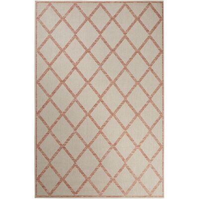 Esprit Outdoorteppich RHOMB 120 x 170 cm beige/rot Esprit Outdoorteppich RHOMB 120 x 170 cm beige/rot