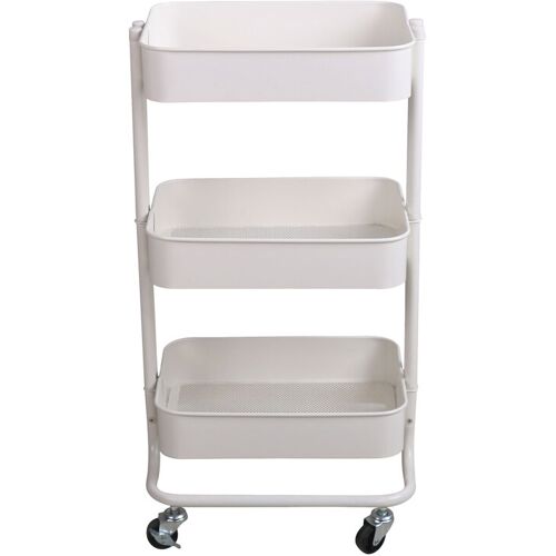 Phill Hill Servierwagen SEBASTIAN 35 x 43 cm Metall weiß