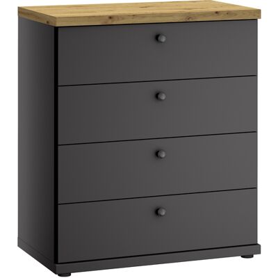 Kommode MARLOW grau/ braun Kommode MARLOW grau/ braun