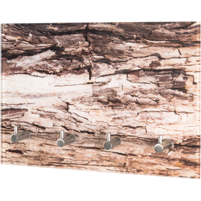 Schlüsselboard 30 x 21 cm weiß/braun Schlüsselboard 30 x 21 cm weiß/braun