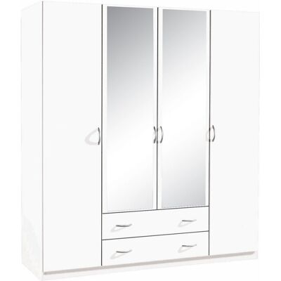 Sconto Kleiderschrank Case Weiß - Kleiderschrank Sconto Kleiderschrank Case Weiß - Kleiderschrank