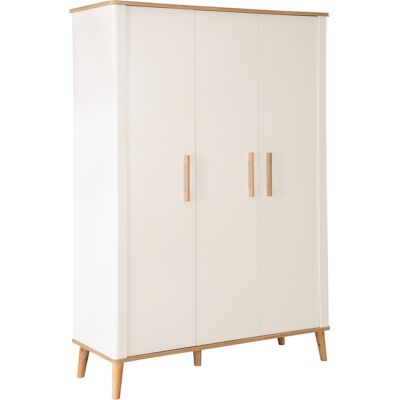 roba Kinder-Drehtürenschrank PAULINE weiß/ braun roba Kinder-Drehtürenschrank PAULINE weiß/ braun