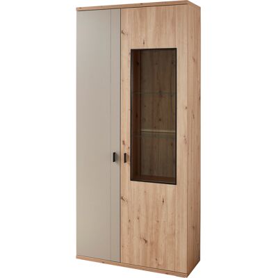 Vitrine FINA 95x208 cm braun/grau Vitrine FINA 95x208 cm braun/grau