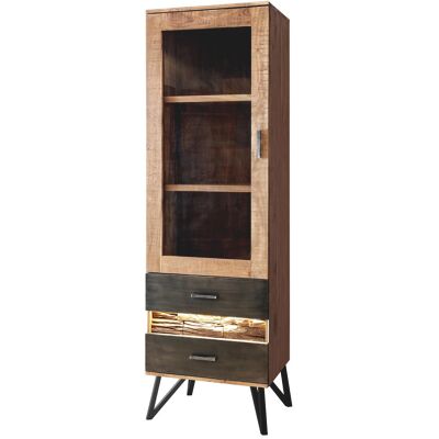 Vitrine HAWK braun /schwarz Vitrine HAWK braun /schwarz