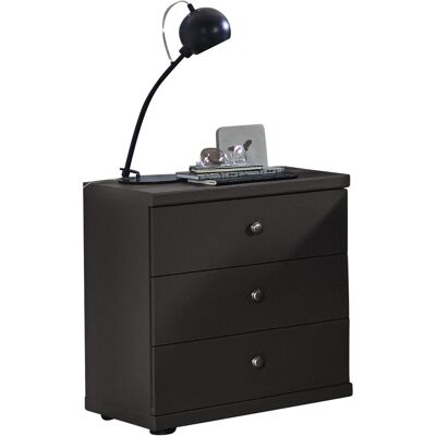 Nachtkommode MARLOW grau/ braun Nachtkommode MARLOW grau/ braun