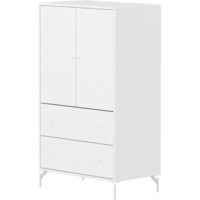 FLEXA Kinder-Kommode SAGA 75,4 x 129,5 cm weiß FLEXA Kinder-Kommode SAGA 75,4 x 129,5 cm weiß
