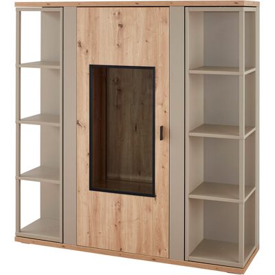 Highboard FINA 135x141 cm braun/grau Highboard FINA 135x141 cm braun/grau