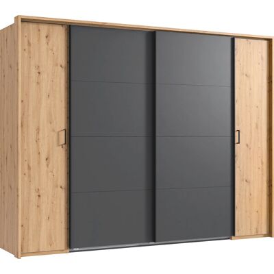 Kleiderschrank PHILADELPHIA braun/ grau Kleiderschrank PHILADELPHIA braun/ grau