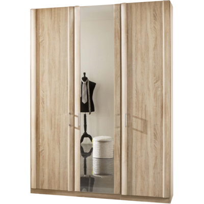 Wiemann Meran Kleiderschrank - 3 Türen, beige (eiche, sägerau) - Deutschland Wiemann Meran Kleiderschrank - 3 Türen, beige (eiche, sägerau) - Deutschland