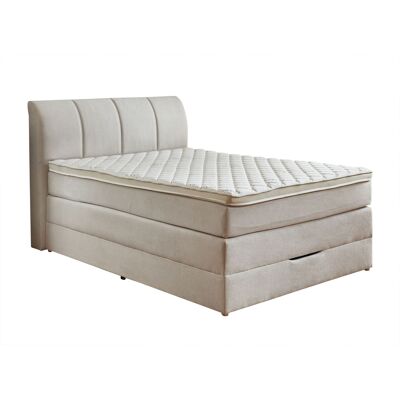 Casavanti Boxspringbett MILANO 120 x 200 cm beige Casavanti Boxspringbett MILANO 120 x 200 cm beige