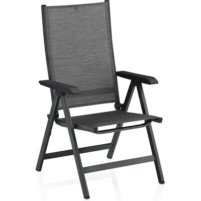KETTLER Positionsstuhl Garten BOLERA Kunststoff/Aluminium 109 x 61 x 68 cm Grau/Dunkelgrau KETTLER Positionsstuhl Garten BOLERA Kunststoff/Aluminium 109 x 61 x 68 cm Grau/Dunkelgrau