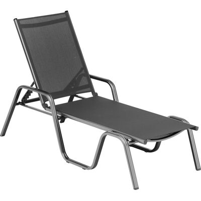 KETTLER Gartenliege BOLERA Kunststoff Aluminium 202 x 70 x 103 cm Grau/Dunkelgrau KETTLER Gartenliege BOLERA Kunststoff Aluminium 202 x 70 x 103 cm Grau/Dunkelgrau
