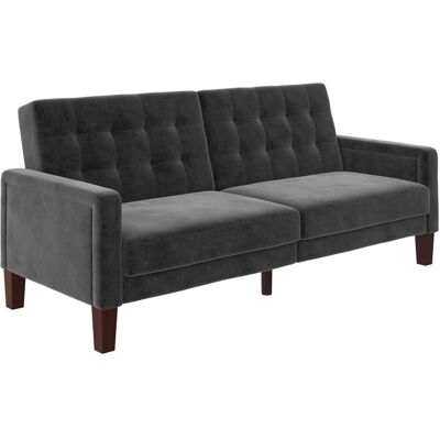 Schlafsofa PORTER Webstoff Grau Schlafsofa PORTER Webstoff Grau