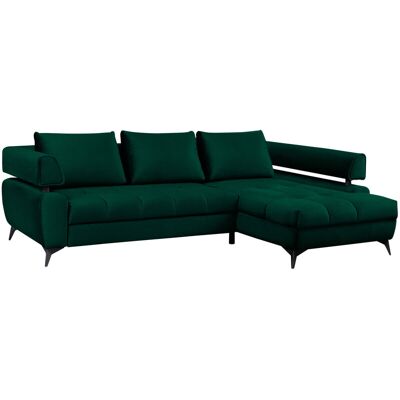 Ecksofa PARIS SF-R dunkelgrün Ecksofa PARIS SF-R dunkelgrün