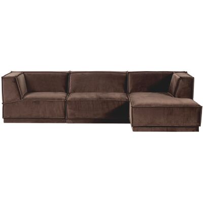 Ecksofa MANU 286 x 160 cm Braun Ecksofa MANU 286 x 160 cm Braun