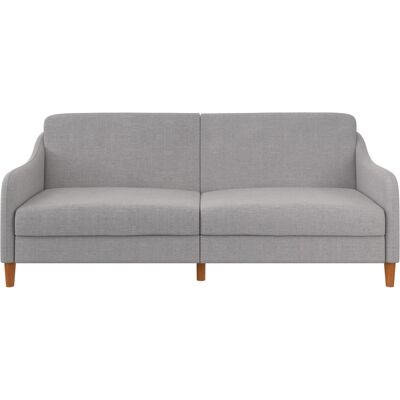 Schlafsofa JASPER Webstoff Hellgrau Schlafsofa JASPER Webstoff Hellgrau
