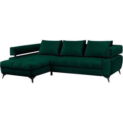 Ecksofa PARIS SF-L dunkelgrün Ecksofa PARIS SF-L dunkelgrün