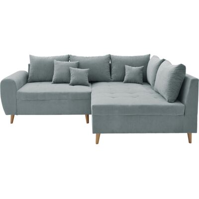 Ecksofa CARLA 249 x 175 cm mintgrün Ecksofa CARLA 249 x 175 cm mintgrün