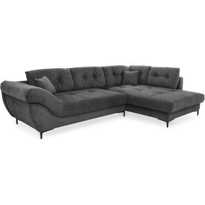 Ecksofa SIENA dunkelgrau Ecksofa SIENA dunkelgrau