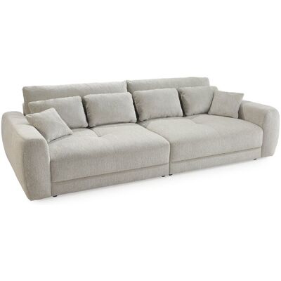 Bigsofa MERAN 298 x 86 x 137 cm Greige Bigsofa MERAN 298 x 86 x 137 cm Greige