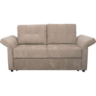 Schlafsofa INKA 155 x 98 x 99 cm Taupe Schlafsofa INKA 155 x 98 x 99 cm Taupe