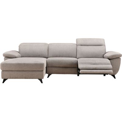 Casavanti Ecksofa NINA L 164 x 272 cm stonegrau Casavanti Ecksofa NINA L 164 x 272 cm stonegrau